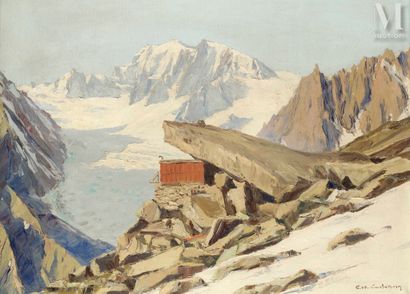 Charles Henri CONTENCIN (1898-1955) Refuge du couvercle, Chamonix

Huile sur toile... Gazette Drouot