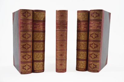  LACROIX (Paul), Bibliophile Jacob. XVIIe siècle, Lettres, Sciences et Arts. - XVIIe...