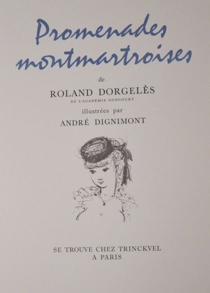 DIGNIMONT (André) & DORGELES (Roland). Promenades...