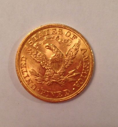 null Une pièce en or de 5 dollars 1895

Dans son écrin d'origine

Poids: 8,3 g.