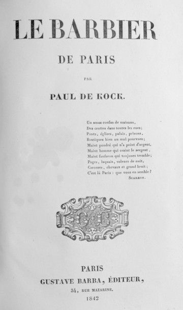  COCK (Paul de). Œuvres. Paris, Barba, circa 1840. 
23 vol. in-12, demi chagrin vert...