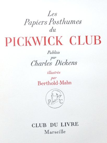 DICKENS (Charles). Les papiers posthumes...