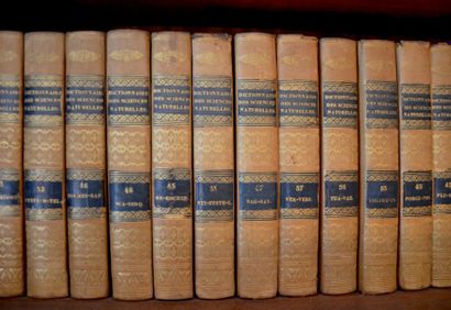  Dictionnaire des sciences naturelles…. Strasbourg et Paris, Levrault et Le Normant,...