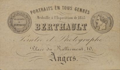 null Gaspard BERTHAULT (actif 1850 - 1870)

Enfant dans son berceau, vers 1855



Daguerréotype...