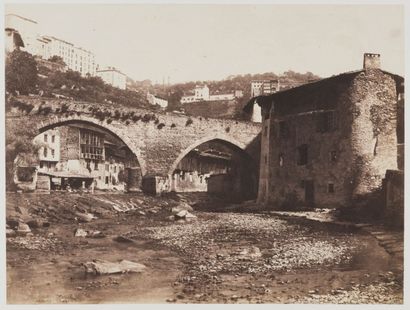 André GIROUX (1801-1879) 
Le pont de Seychalles...