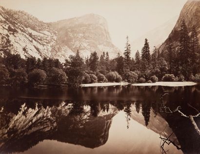 null Carleton E. WATKINS (1829-1916)

Mirror Lake and reflections, Yosemite Valley,...