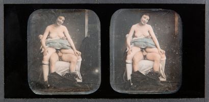 null AUTEUR NON IDENTIFIE

Scène pornographique, vers 1855



Daguerréotype stéréoscopique...