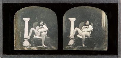 null AUTEUR NON IDENTIFIE

Femme nue assise à la colonne, vers 1855



Deux vues...