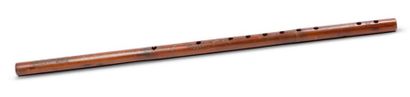 Chine, période Minguo, début XXe siècle 
Instrument de musique, Xiao, en bambou patiné,...