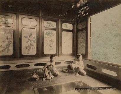 null Japon

L’heure du bain, c. 1890

2 tirages albuminés rehaussés montés sur page...