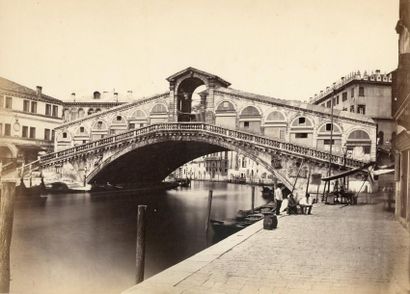 null Carlo PONTI (1823–1893)

Italie, Venise : Pont des Soupirs, Pont du Rialto,...