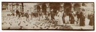 null Panorama

Place-Saint Marc, les pigeons, Italie, c. 1900

Tirage citrate

9...