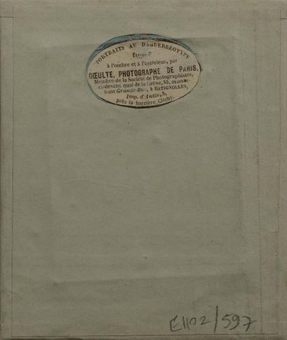 null Dominique Achille CŒULTE 

Le billet doux, c. 1848 

Daguerréotype 1/4 de plaque,...