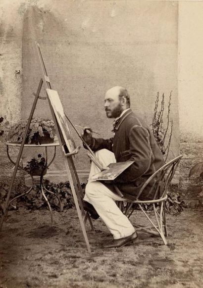 null Auteur non-identifié

Portrait d'un peintre devant son chevalet, c. 1870

Tirage...