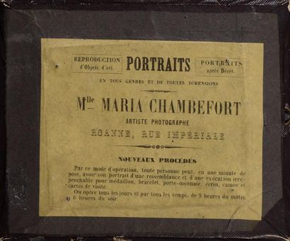 null Maria CHAMBEFORT (1818-1875) 

Portrait de deux femmes, c. 1850 

Daguerréotype...
