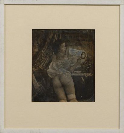 null Daguerréotype 

Nu féminin, de dos, c. 1850 

7 x 6 cm (à vue)