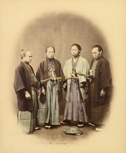 null Felice BEATO (1832-1909) 

"Views of Japan 1871" 

Types et scènes animées (15),...