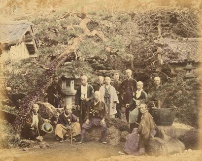 null Felice BEATO (1832-1909) 

"Views of Japan 1871" 

Types et scènes animées (15),...