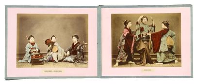 null Japon 

Types et scènes animées (22) : samouraï en armure, femmes, coolie et...