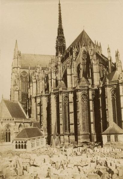 Henri le Secq (1818-1882) Cathédrale Notre-Dame, Amiens, 1852 : 

- "façade occidentale...