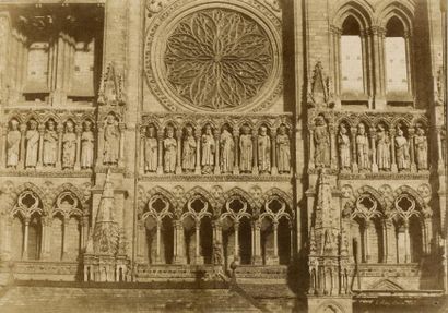 Henri le Secq (1818-1882) Cathédrale Notre-Dame, Amiens, 1852 : 

- "façade occidentale...