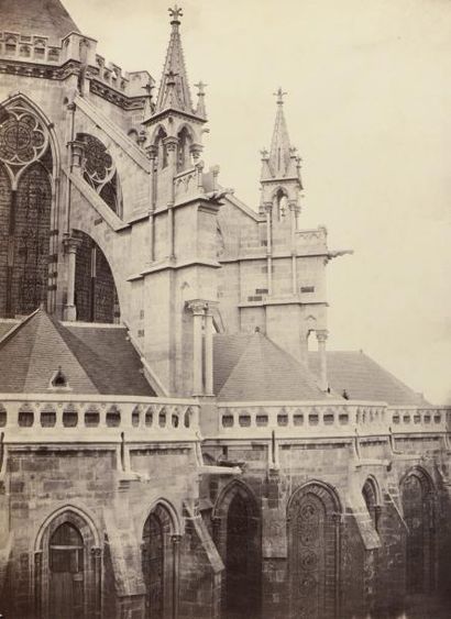 Charles MARVILLE (1813-1879) Architecture et sculpture : Cathédrale de Troyes, Opéra...