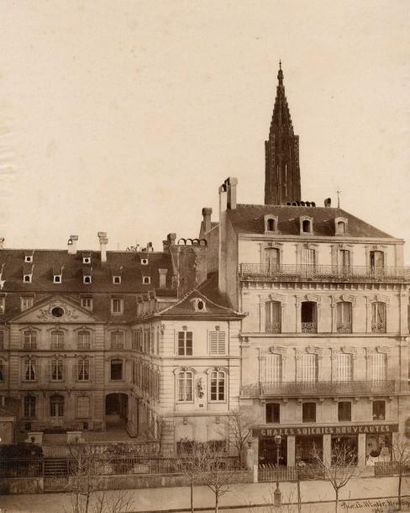 Charles WINTER (1821-1904) Strasbourg

Ancienne maison, quai St. Thomas, préfecture,...
