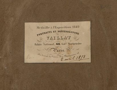 Eduard VAILLAT Jeune garçon aux dominos, 2 avril 1853 

Daguerréotype 1/2 plaque,...