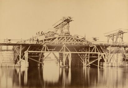 Auguste Hyppolite COLLARD (1812-1895) Portfolio : "Album photographique du Pont-Viaduc...