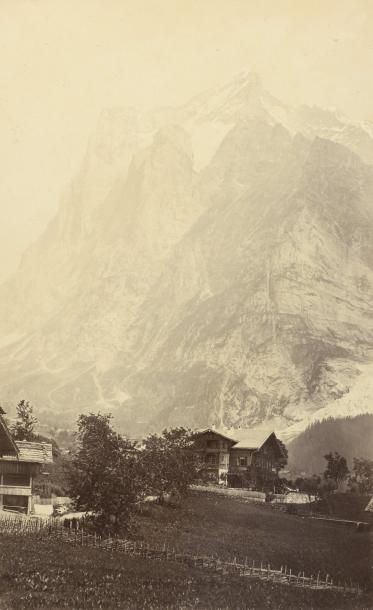 BISSON frères Suisse, Savoie : montagnes, le Mont Maudit, l'Aiguille de Saussure,...