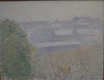 André BARBIER (Arras 1883 - Paris 1970) 
Paysage...