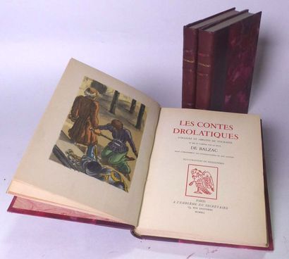  Honoré de Balzac

Les contes drolatiques

Illustrations de Deslignères :

3 vol Gazette Drouot