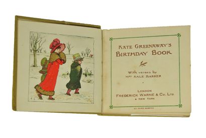 GREENAWAY (Kate). Birthday book for children....