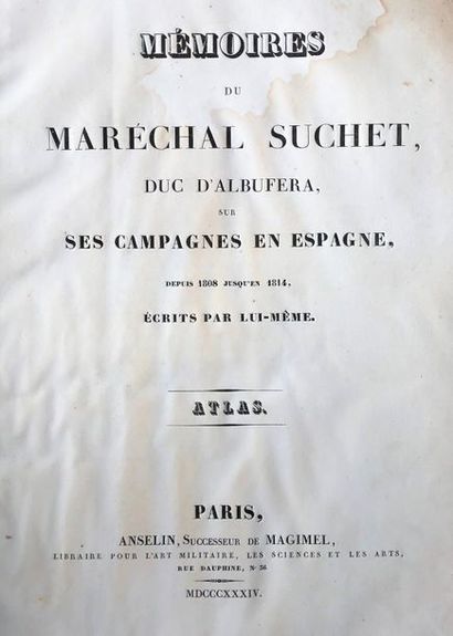 SUCHET (Louis Gabriel, Maréchal de France,...