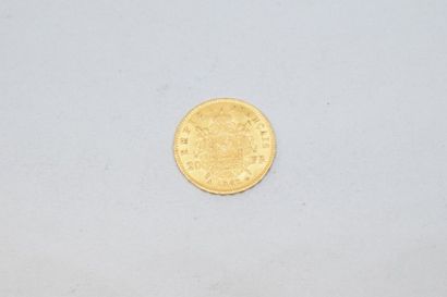 null Pièce en or de 20 Francs Napoléon III tête laurée 1869 A. 

TTB à SUP. 

Poids...