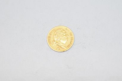 null Pièce en or de 40 Francs - Louis XVIII 1817 A,

TTB à SUP.

Poids : 12,903 ...