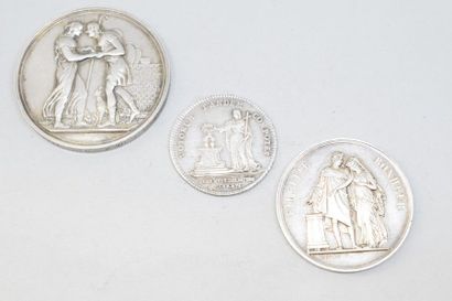 Médailles de mariage XVIIIème-XIXème siècle

refrappe...