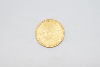null Pièce en or de 20 dollars " Liberty Head - Double Eagle " avec devise 1900....