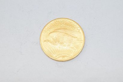null Pièce en or de 20 dollars " Saint-Gaudens - Double Eagle " avec devise, 1924...