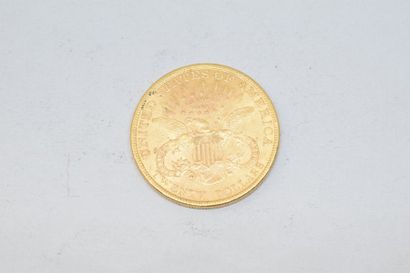 null Pièce en or de 20 dollars " Liberty Head - Double Eagle " avec devise, 1894...