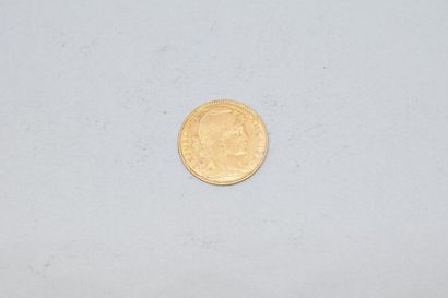 null Pièce en or de 10 Francs Coq Marianne 1912.

TB à TTB.

Poids : 3.20 g.