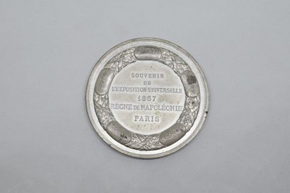 Médaille XIXème en alliage d'ap. F. Blondelet...