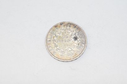 null Une pièce en argent de 10 francs Hercule 1965 

AB à B.

Poids : 25 g.