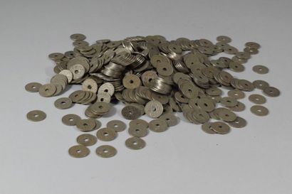 null Important ensemble de pièces de 25 centimes en cupro-nickel de type Lindauer...