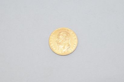 null Pièce en or de 20 francs Vittorio Emanuele (1873 )

Poids : 6.4 g

TTB à SU...