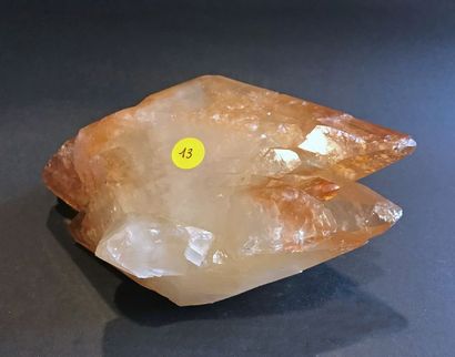 null Calcite ambrée d'Elmwood (22 x 12 x 10 cm), Carthage, Smith Co., Tennessee,...