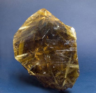 null Jolie pointe de QUARTZ fumé avec inclusions de RUTILE - "cheveux d'ange" (16...