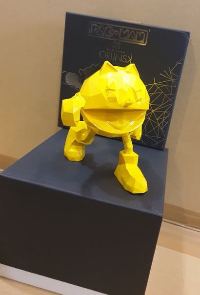 null ORLINSKI Richard (né en 1966) 

Pac-man jaune.

Sculpture en résine 

Bandaï...