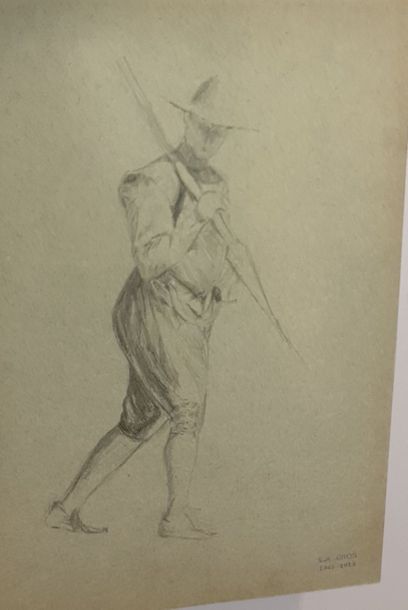 null GROS Lucien-Alphonse, 1845-1913

Soldats fantassins

Crayon, 25x16 cm, cachet...