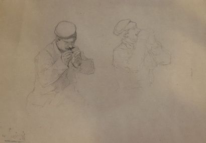 null LUMINAIS Evariste (Nantes 1822-1996)

Etude d'ouvrier fumant,

Dessin au crayon...